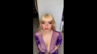Julia Burch Sheer Velvet Blouse Bare Tits Video Leaked