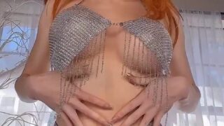 Amouranth Masturbation Chain Bikini Strip Onlyfans Leaked Onlyfans Porn Video