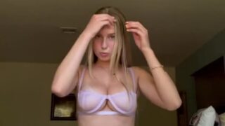 Aubrey Chesna Sexy Tease in Bikini Video Leaked